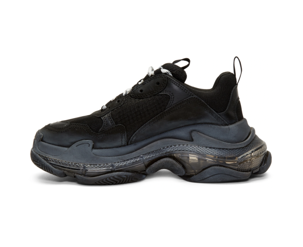 バレンシアガ トリプル エス クリア ソール トレーナー ブラック / BALENCIAGA TRIPLE S CLEAR SOLE TRAINER  BLACK